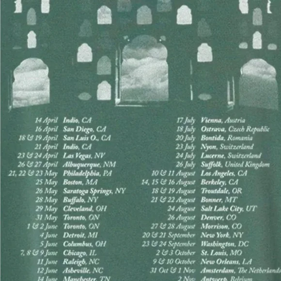 EUC Khruangbin A La Sala Green Hoodie 2XL XXL - Picture 3 of 13